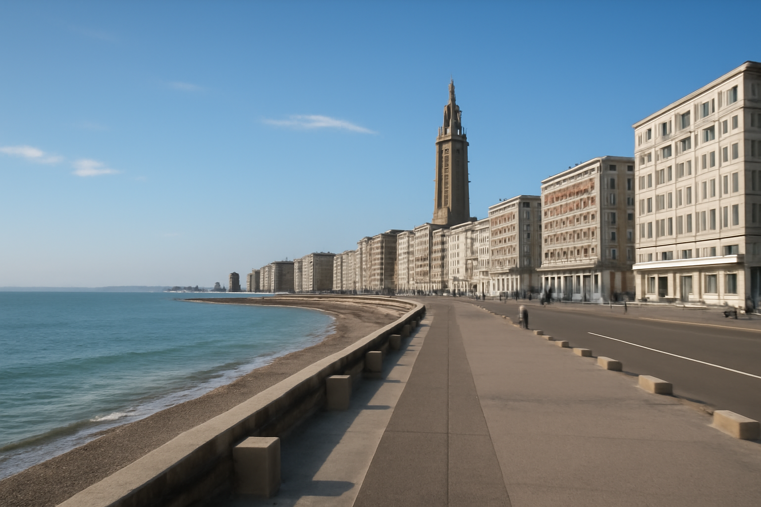 front de mer du Havre