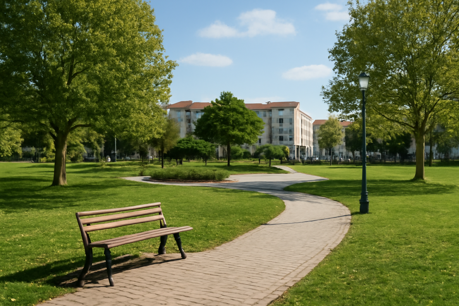 parc urbain à La Roche-sur-Yon